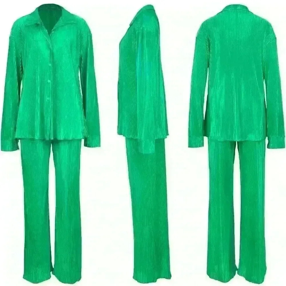 Casual Green 2 Piece Set